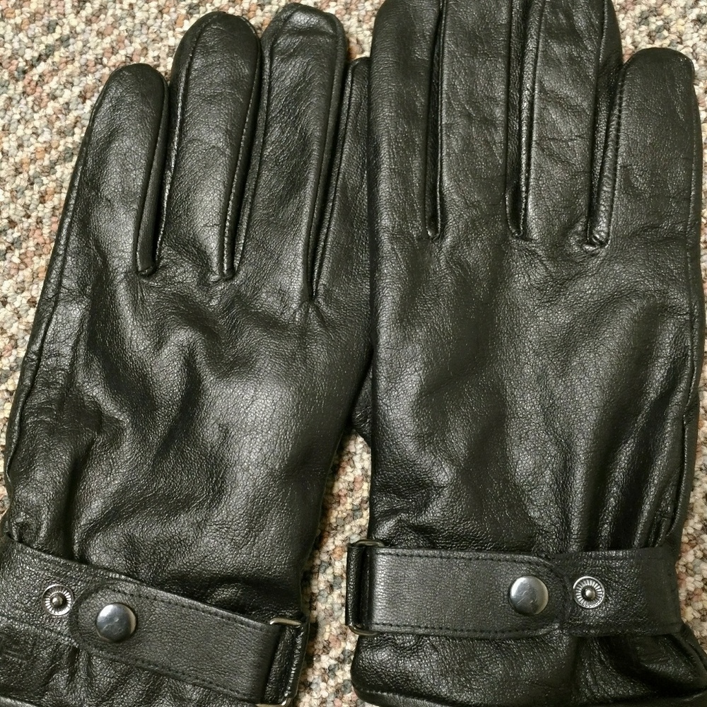 Dockers leather winter gloves